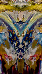 Abstract background art . Ethnic pattern. Mixtures of oil paint. Trendy hand painting canvas. Wall decor and Wall art prints Idea. 3D Texture. Art object