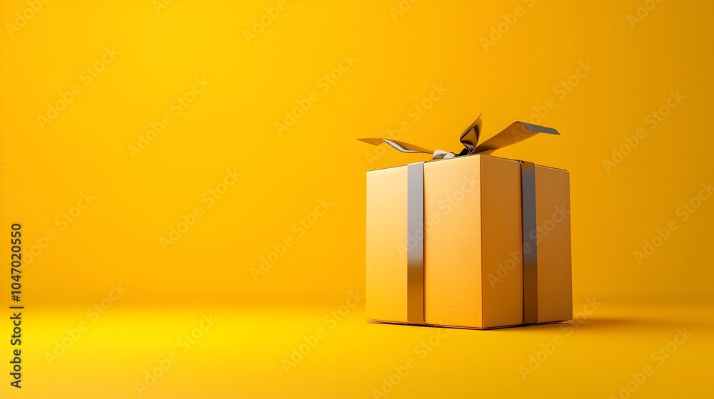 Aufkleber Nested Unboxing Experience Revealing a Smaller Parcel Hidden Inside a Larger Cardboard Box or Container Evoking Curiosity and Anticipation