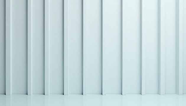 Parallel Lines In Light Blue Color Creating Symmetry