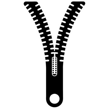 Zipper Clipart silhouette