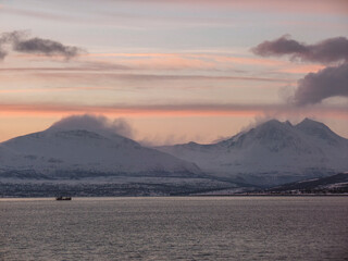 Tromso, Norway, Sunset Beach
