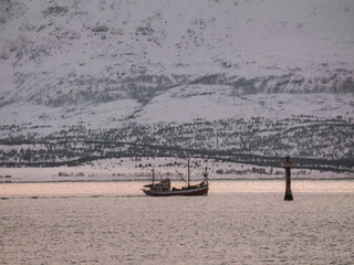 Tromso, Norway, Sunset Beach
