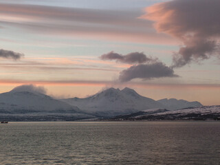Tromso, Norway, Sunset Beach