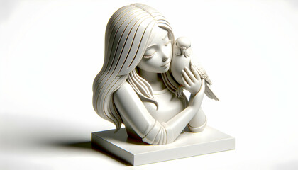 3D Plain Background Glossy Image Senior Couple Dog Stationary Shot Joyful Companionship Copy Space Healthcare Lifestyle Advertisements Icon