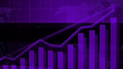 Business graph chart report bar, Positive success business chart