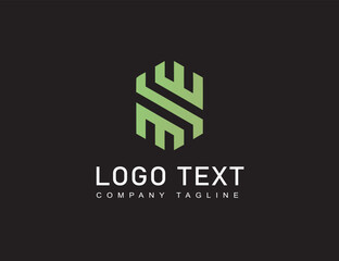 Gradient logo with abstract letter e