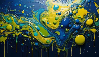 Obraz premium Abstract background with disgusting slimy bowels.