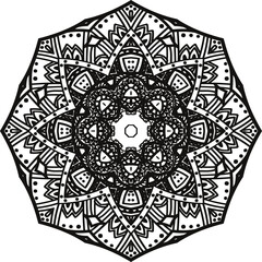 Mandala Patterns Circular Pattern in the Form of a Mandala Decorative Ornament in Ethnic Oriental Style.