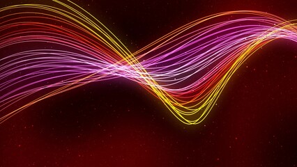 Abstract background ribbon line wave, Geometric shape line wave background