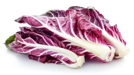 Obraz premium Fresh Red Radicchio Leaves