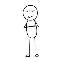 stick figure disappointed 