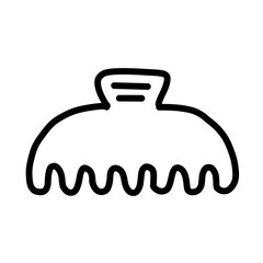 Hair clip icon