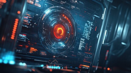 Obraz premium Cybersecurity, shield, protection, digital, network, encryption, firewall, data, technology, secure, information, privacy, defense, cyber, internet, safety, software, antivirus, cloud, security, futu