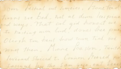 The artwork showcases a watercolor illustration on vintage letter paper, displaying soft yellowed tones and faint handwriting that hints at a past historical event, inviting exploration