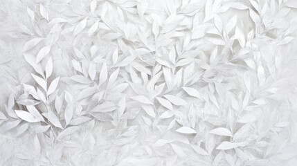 Textured paper with white silver leaf embellishments, creating a soft, reflective surface, perfect for elegant and minimalist design