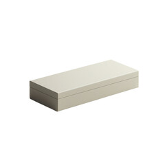 Fototapeta premium A simple, elegant rectangular box against a black background, showcasing minimalist design and subtle sophistication.