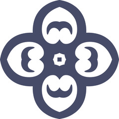 Flower Mandala Art Colourful Circular Pattern in the Form of a Mandala Decorative Ornament in Ethnic Oriental Style.