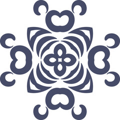 Flower Mandala Art for Beginners Circular Pattern in the Form of a Mandala Decorative Ornament in Ethnic Oriental Style.