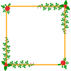 Christmas Frame Geometric