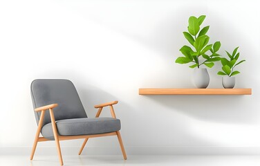 A spacious and modern office interior featuring stylish furniture, including a sleek table and comfortable chairs, all illuminated by natural light