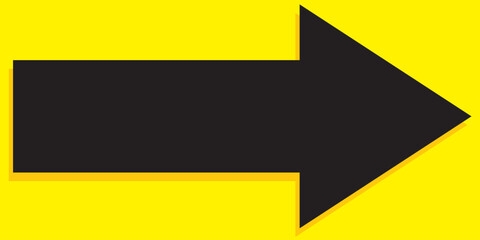 Long arrow icon. long arrow vector. flat style Arrow symbol. arrow on a white background. vector illustration.