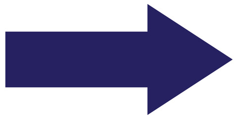 Fototapeta premium blue arrow icon flat style, abstract blue arrow sign, blue arrow for your website design, vector illustration