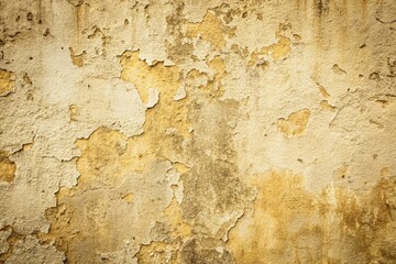 Obraz premium Close-Up of Vintage Cream Color Concrete Wall Texture for Background and Wallpaper Design