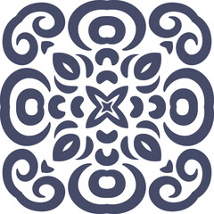 Naklejka premium Mandala Art Kit Circular Pattern in the Form of a Mandala Decorative Ornament in Ethnic Oriental Style.