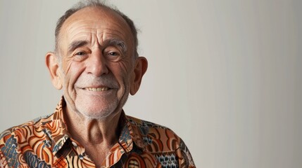 Obraz premium Smiling Senior Man Portrait