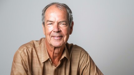 Obraz premium Smiling Senior Man Portrait