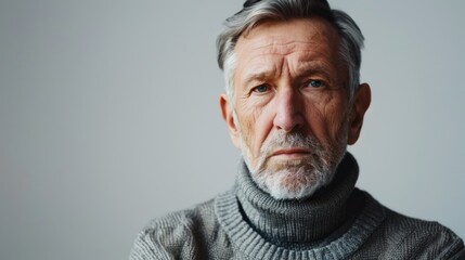 Obraz premium Portrait of a Thoughtful Man