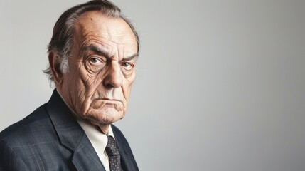 Obraz premium Portrait of a Serious Man