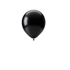 Obraz premium A collection of colorful black balloons, perfect for birthday celebrations and festive decorations.
