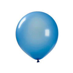 A collection of colorful blue balloons, perfect for birthday celebrations and festive decorations.