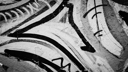 A painting with different shades of grey creates an interesting background