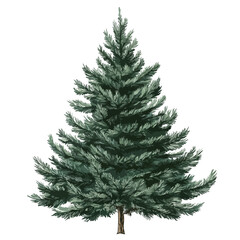 Fototapeta premium Festive Christmas Tree Background Vector Illustration