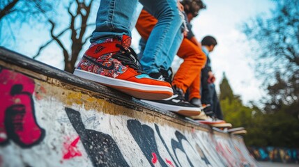 The Colorful Sneakers on Rails