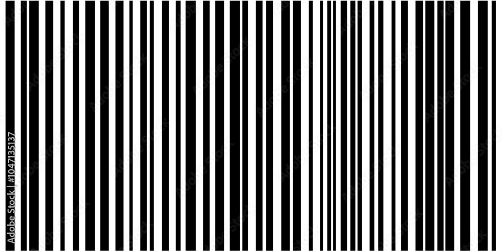 Aufkleber Vertical lines pattern with varying widths and spaces