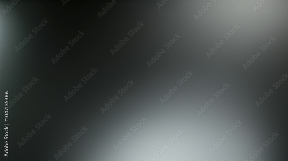 Aufkleber Minimalist black background with a soft gradient from dark gray to light black, designed with high resolution and subtle texture for enhanced visual impact. This background features a delicate, blurry