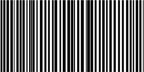 Obraz premium Simple black and white barcode-inspired vector artwork