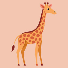 Obraz premium giraffe cartoon illustration