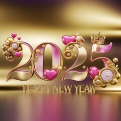 Fototapeta premium year background with golden stars