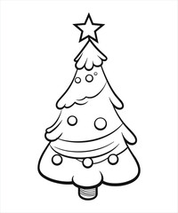Christmas Tree Vector Silhouettes Collection