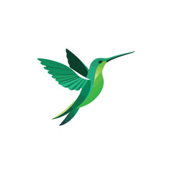 Obraz premium Exquisite Hummingbird Vector Logo Design Template