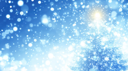 Fototapeta premium Blue Winter Background