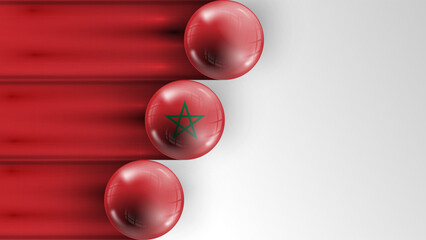 Background flag of Morocco graphic and label. Element of impact for the use you want to make of it.