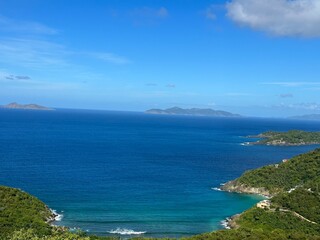 Fototapeta premium Beach view from the mountain 