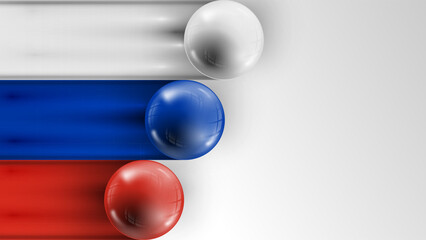 Background flag of Russia graphic and label. Element of impact for the use you want to make of it.