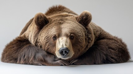Obraz premium Bear Resting and Exploring Its Surroundings