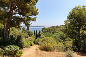 La Ciotat est une ville de la côte méditerranéenne française. À son extrémité sud, le jardin botanique du parc du Mugel est doté de plantes tropicales, de plages de galets et d'aires de jeux